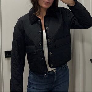H&M Black Quilted Puffer Jacket